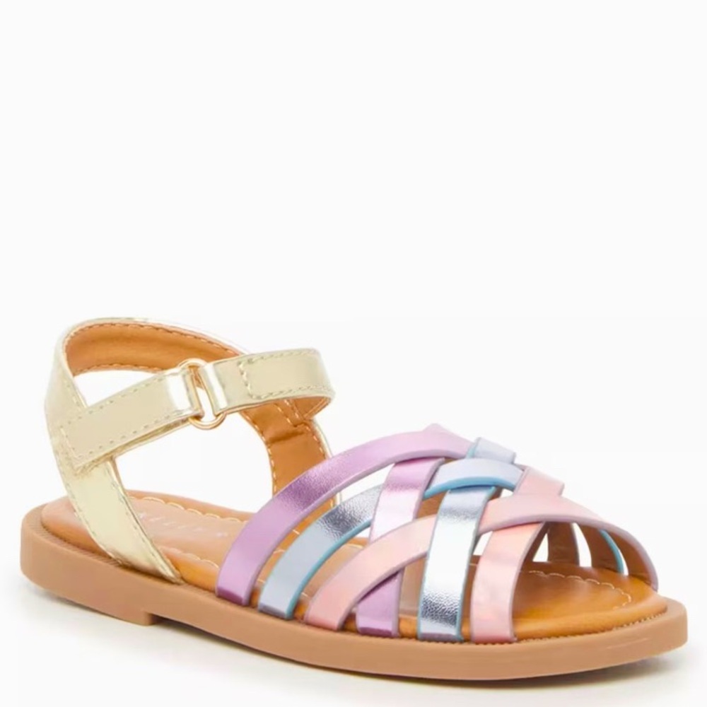 Kelly & Katie Kids' Metallic Sandals
